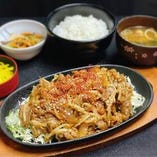 牛焼肉定食（タレ or ポン酢）