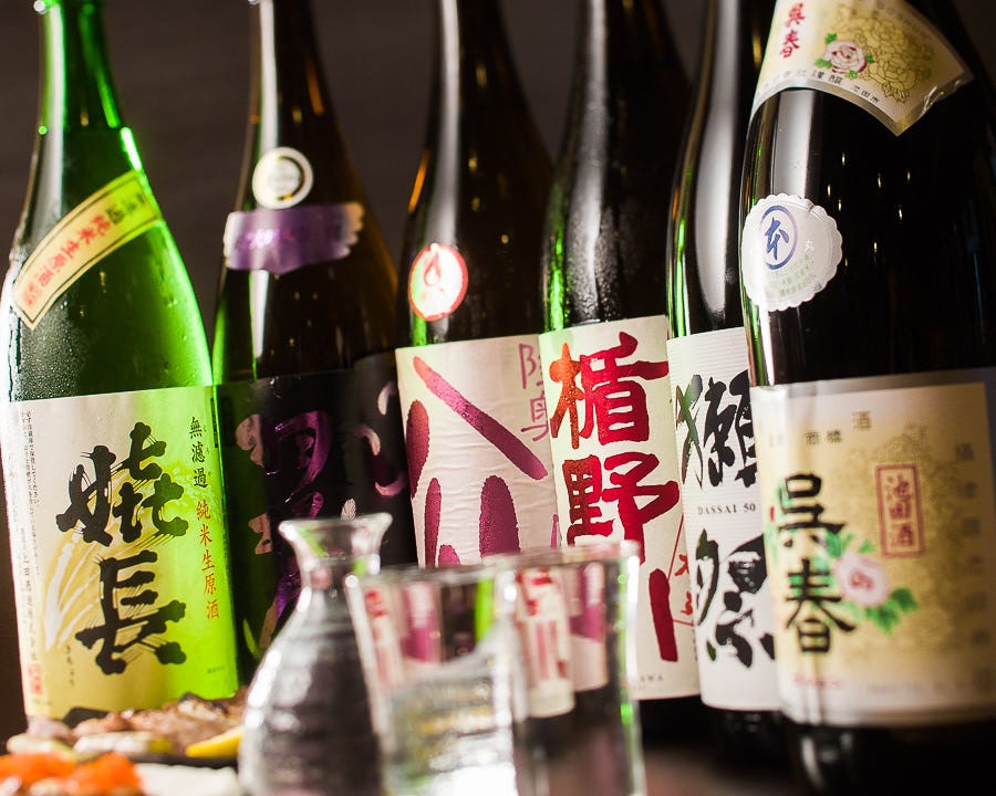 厳選の日本酒多種ご用意致します