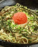 明太子と青じそとしめじのパスタ