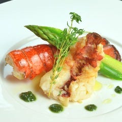 オマールテールのソテー