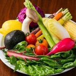 当店で使用する野菜は地元の朝採れの有機野菜を使用【栃木県】