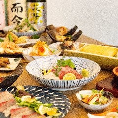 季節の食材を使った日本酒にピッタリのコース！