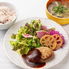 低糖質ハンバーグ＆具だくさん豚汁セット（グルテンフリー）