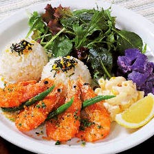 ガーリック・ソフトシェルシュリンプ・プレート【平日限定】