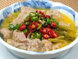 牛肉と高菜の酸味スープ煮込み★☆