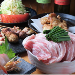 炭焼トリコ_〈季節の鍋付き〉2時間飲み放題付【トリコ鍋コース】お刺身・串焼きなど料理全7品&rArr;5,000円