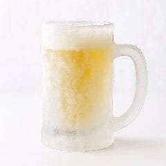 炭焼トリコ_ついに始動 「凍結グラス生ビール」!キンキンに冷えた冷凍のジョッキで生ビールをご提供!炭火で焼くアツアツの串焼きとキンキンの生ビールは相性◎です。