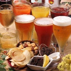 ドリンク種類豊富に揃えております！