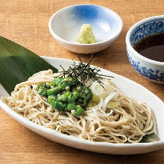 個室居酒屋 海鮮料理 さかなや道場 町屋駅店_信州そば　～めかぶとねばっと野菜のせ～