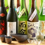 三重県全域の旬銘酒を多数ご用意。まずは利き酒セットをどうぞ！