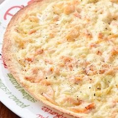 人気の桜海老とねぎのピッツァは、絶品です。