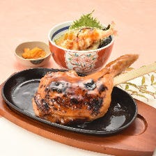 わたやに来たらやっぱり山賊焼き！