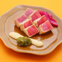 漬けマグロ山葵ソース