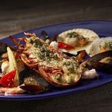 【数量限定】ロブスター&シーフードのガーリックグリル
Grilled Seafood &Lobster
