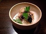 ジャコと広島菜のとろろ飯
