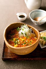 こめらく たっぷり野菜とお茶漬けと。