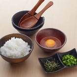 雑炊セット(白飯、ねぎ、のり)