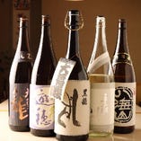 日本各地の地酒は、その時期に美味しいものを厳選してご用意◎