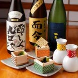 珍味と日本酒
