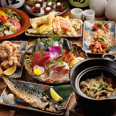 釜飯と炉端焼きと旨い魚 完全個室居酒屋 魚吉 池袋店_『お手軽コース』初めての方はまずこちら!当店おすすめの逸品に舌鼓する【2時間飲み放題付/8品/4000円】