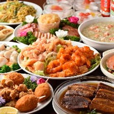 海鮮を中心とした中華料理の数々