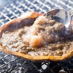 蟹味噌の炙り甲羅焼き