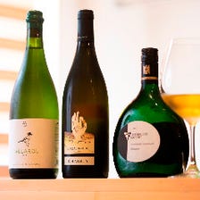 厳選された日本酒とワイン