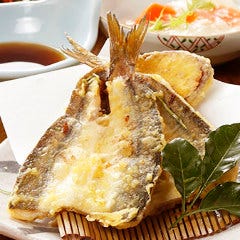 海湘丸 海老名店 自慢の食材 お刺身でも食べられる カマスの天ぷら フライ ぐるなび