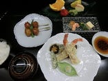 天ぷらセット（平日のみ）要予約　個室　令和６年3月~　サ料15％