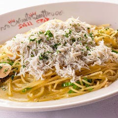 シラスのペペロンチーノ