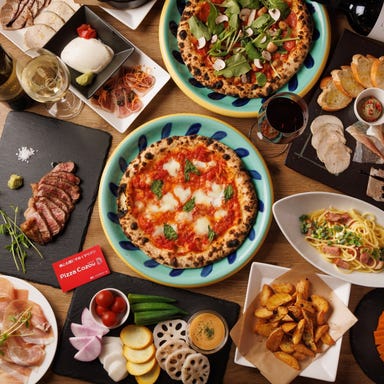 和牛と石窯ピザのイタリアン ピザコゾウ 横浜 関内_【全12品×2時間飲み放題】A4黒毛和牛ステーキ&300℃の石釜ピザで贅沢コース