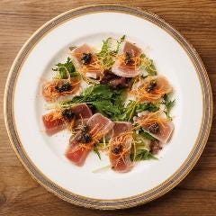和牛と石窯ピザのイタリアン ピザコゾウ 横浜 関内_本日のカルパッチョ