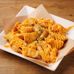 和牛と石窯ピザのイタリアン ピザコゾウ 横浜 関内_フライドポテトのチーズソース