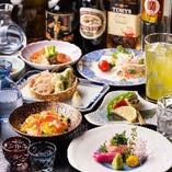 【銘酒】
珍しい日本酒や焼酎などお料理に合うお酒も豊富です