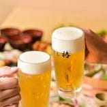 ビールは大人数での宴会に嬉しいピッチャーでのご用意が可能