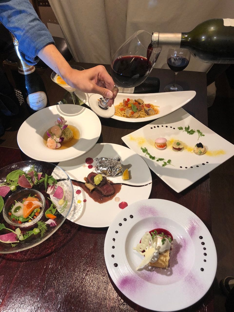肉 カキ ラクレットチーズ Bistoro B Fusion コース 海鮮 黒毛和牛 季節の創作コース 4000円 お値段に応じて承ります ラクレットチーズコースもできます ぐるなび