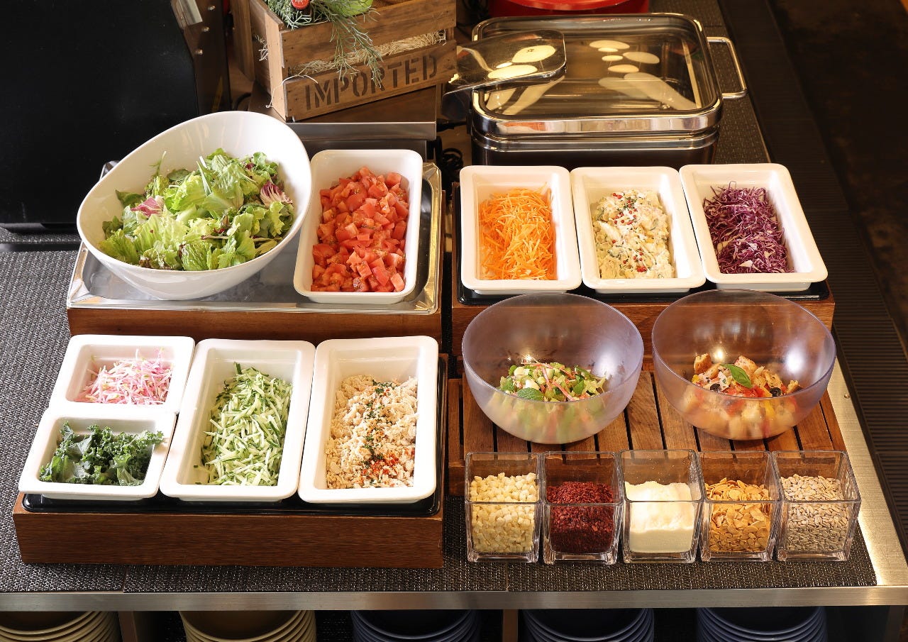 平日限定Lunch 】ヘルシーサラダビュッフェ 1600円の詳細｜Market St