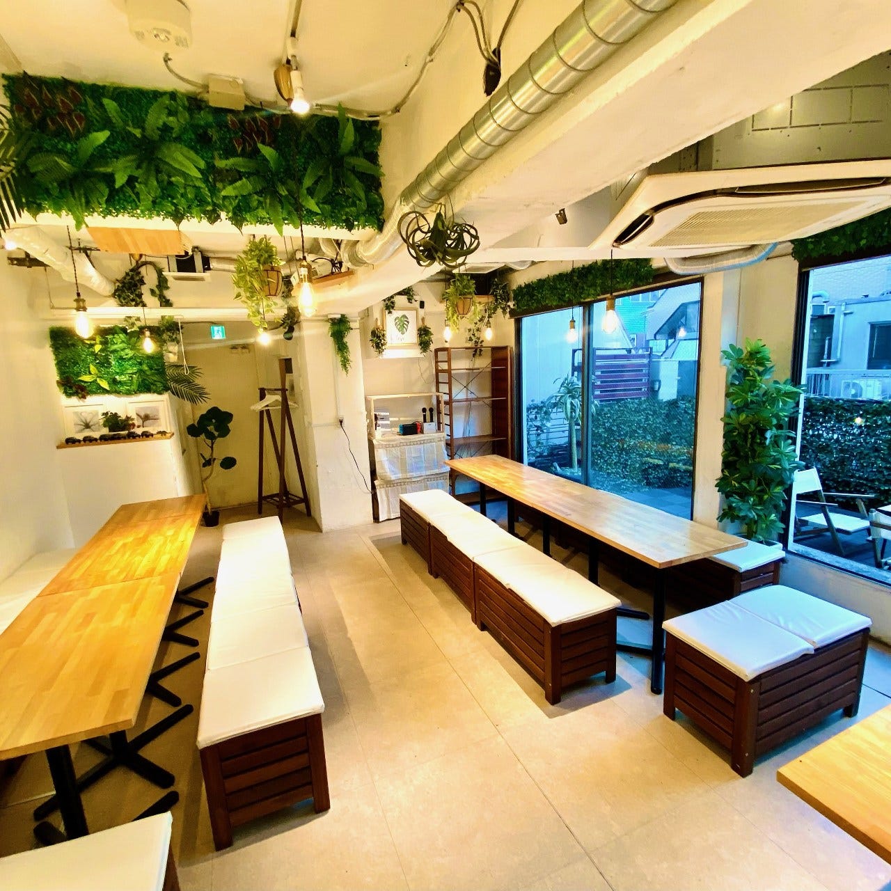 q ビアガーデン 渋谷ガーデンルーム 席 貸切 個室 ぐるなび