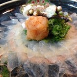 かわはぎ薄造り