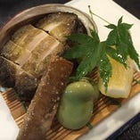 あわびの塩焼き