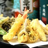 天ぷら5種盛り