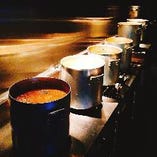 毎日12時間煮込んだスープを準備しております。