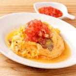 北海道産ラム肉「ふんわり玉子とトマトのラム炒め」【北海道】