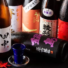 地酒や県外の日本酒の種類も豊富です。