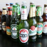 国産ビールはもちろん、世界のビールも豊富にございます。