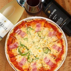 手作り生地のあつあつPizza