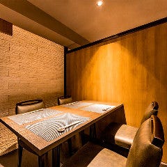 プライベート性抜群の個室席は少人数2名様～団体様までOK！