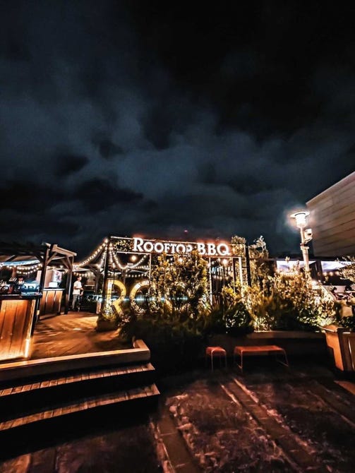 The Rooftop q なんばパークス店 なんば 難波 バーベキュー ぐるなび