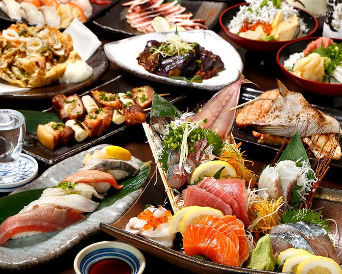 300円均一 海鮮居酒屋 魚参 横浜 横浜駅 居酒屋 ぐるなび