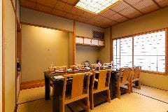 坪庭がある純和風の繊細な造りの空間